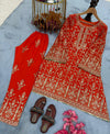 Sparkling Sequin Designer Indo WesternCooed set