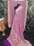 Pure Khaddi Georgotte Banarasi Nakshi Bandhej Saree in Magenta Purple