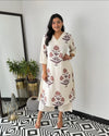 Jaipuri Mal Cotton Kalamkari Printed Kurti Pallazo Set
