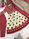 Jaipuri Cotton A line Flairy Kurti Salwar suit set