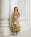 Jaipuri Cotton A line Flairy Kurti Salwar suit set