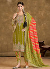 Punjabi style Festive wear Designer Kurta Dhoti and Dupatta set