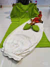 Parrot Green Sequin Chikankari Salwar Suit Afghani pant