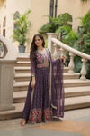 Gulmohar Party wear Sharara suit