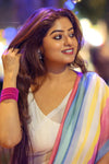 Rangeela Pure Mul-cotton Stripe Sari