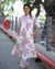 High neck Floral Casual kurti pant set