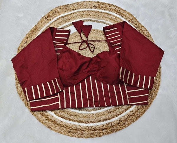 Long Sleeve Roman Silk Blouse