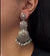 Round Layered Statement Earrings