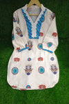 White Boho printed Coord set