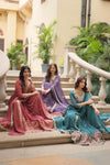 Gulmohar Party wear Sharara suit