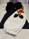 Black Sequin Chikankari Salwar Suit Afghani pant