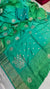 Green Party wear Soft Silk Saree