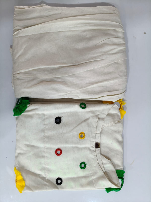 Stylish Cotton Blend Embroidered Coord set