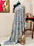 Soft Pashmina Nalki Kashmiri work Gray Shawl
