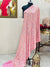 Soft Pashmina Nalki Kashmiri work Light Pink Shawl