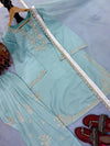 Firozi Color Farshi Kurti Salwar Set