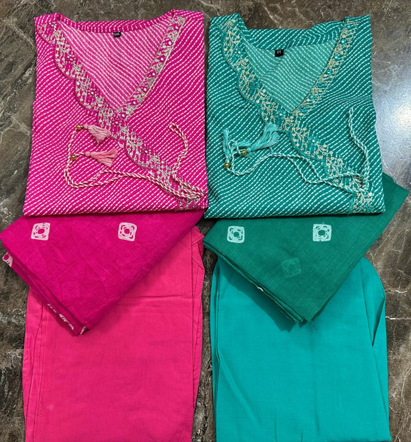 Jaipuri Cotton Legeriya Salwar suit set