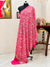 Soft Pashmina Nalki Kashmiri work Pink Kalamkari Shawl