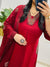 Jaipuri Cotton V Neckline Salwar suit set