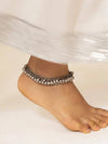 Pure German silver oxidized Anklet/Payal