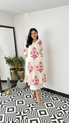 Jaipuri Mal Cotton Kalamkari Printed Kurti Pallazo Set