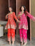Sparkling Sequin Designer Indo WesternCooed set