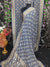 Pure Khaddi Georgotte Banarasi Nakshi Bandhej Saree in Navy Blue