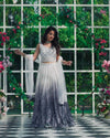 Shimmer Sequin Grey party wear lehenga choli set