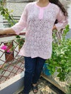 Chikankari Short Kurti in Georgotte
