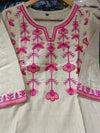 Floral embroidery work South Cotton salwar suit