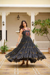 Raas Stylish Flairy Indowestern Designer Gown dress
