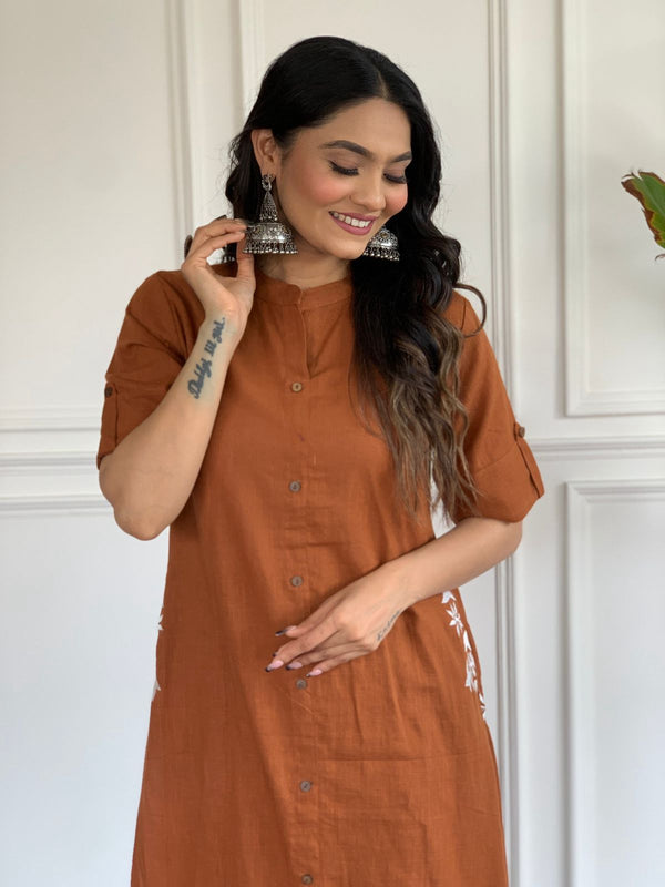 Casual Rayon Cotton Blend Coord set