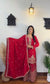 Red Designer Sharara Salwar Suit