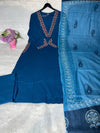 Jaipuri Cotton V Neckline Salwar suit set