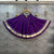 Purple Flairy Gota lappa border Chaniya Lehenga Skirt