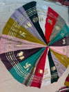 Multicolor swastik kalidar Chaniya Lehenga Skirt