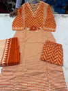 Jaipuri Cotton Patchwork Salwar suit set