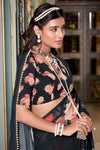 Dreamy Georgotte Floral Saree