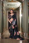 Dreamy Georgotte Floral Saree