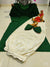 Dark Green Sequin Chikankari Salwar Suit Afghani pant