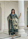 Jaipuri Cotton A line Flairy Kurti Salwar suit set