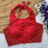 Designer Cotton Ajrakh Halter Blouses